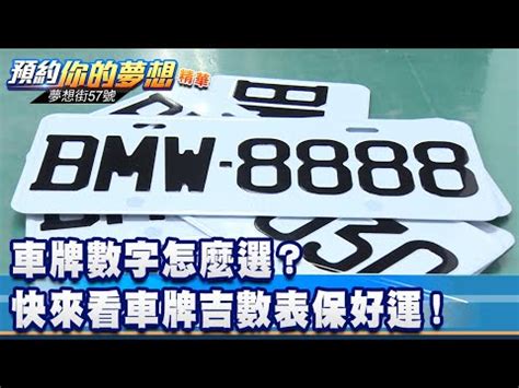 幸運車牌號碼|車牌號碼吉凶測試，汽車車牌號碼測吉凶，測車牌號碼。